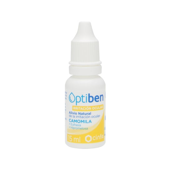 Optiben geïrriteerde ogen steriele droge oog fles 15ml