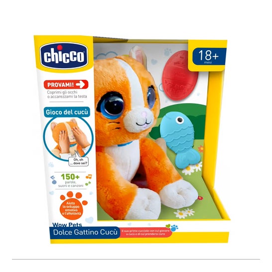 Chicco Wow Pets Gatito Cú Cú 18M+ 1 ud
