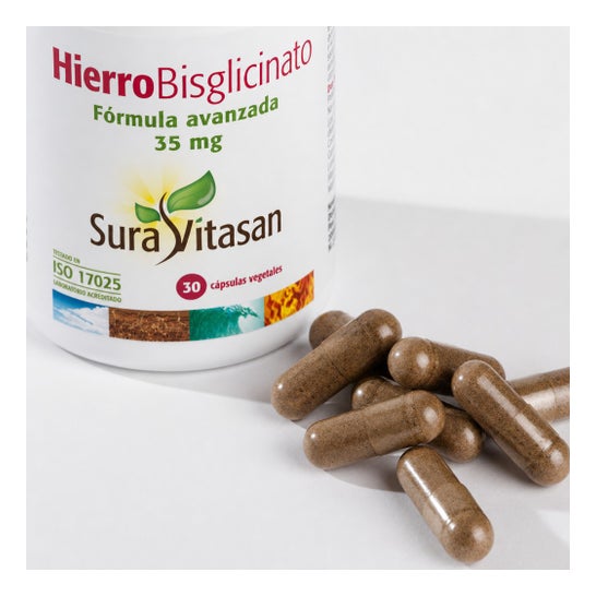 Sura Vitasan Hierro Bisglicinato 30 caps