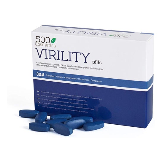 500Cosmetics Virility 30 Tablets x2