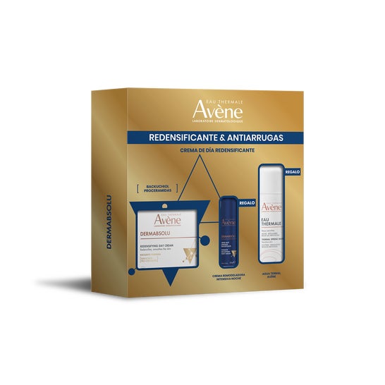Avène Pack Dermabsolu Crema Redensificante 50 ml + Crema Remodeladora Noche 10 ml + Agua Termal 50 ml