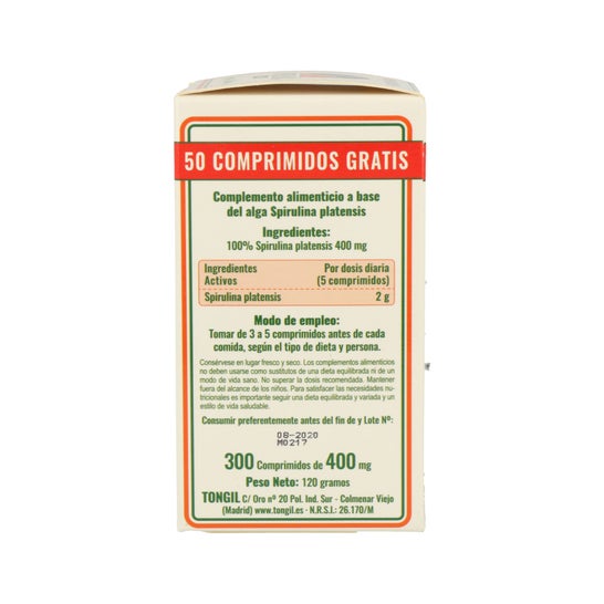 Tongil Spirulina 300 comp