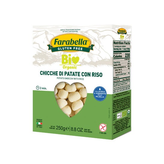Farabella Bio Chicche Patate con Riso Pasta sin Gluten 250g