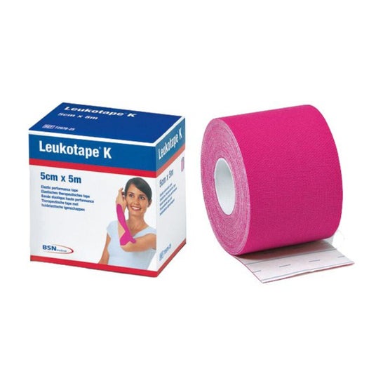 Leucotape K Rosa 5mx5cm 1 pezzo