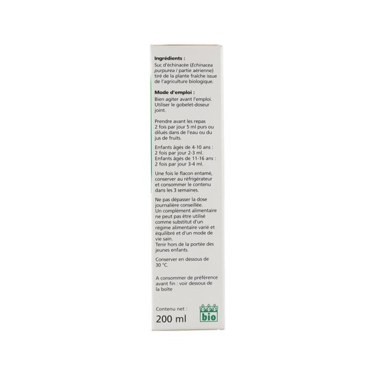 Jugo De Schoenenberger Echinacea 200 Ml