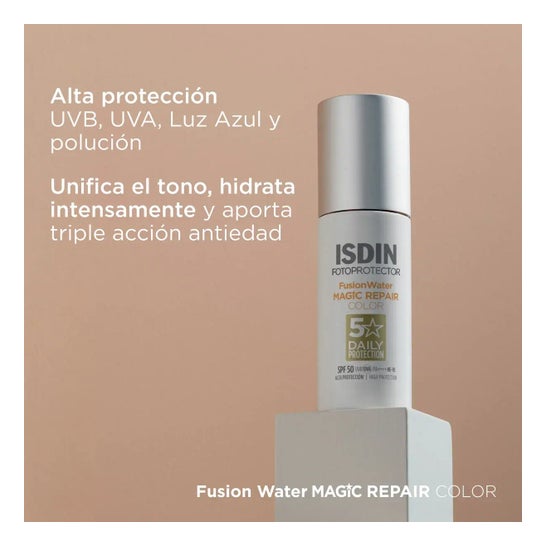 ISDIN Fotoprotector Fusion Water Magic Repair Color SPF50 50 ml