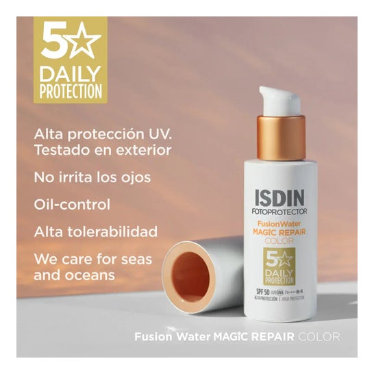 ISDIN Fotoprotector Fusion Water Magic Repair Color SPF50 50 ml