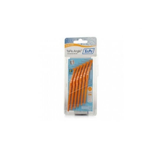TePe® 0.45mm vinklet interdental børste orange