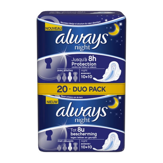 Always Duopack Ultra Night 20 Unidades