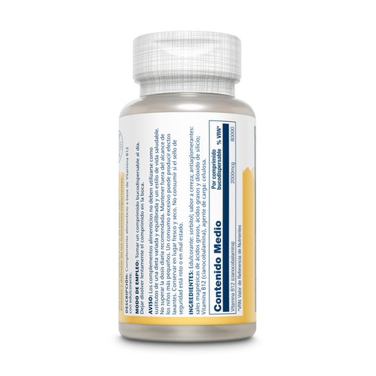 Solaray Vitamin B12 2000mcg 90comp