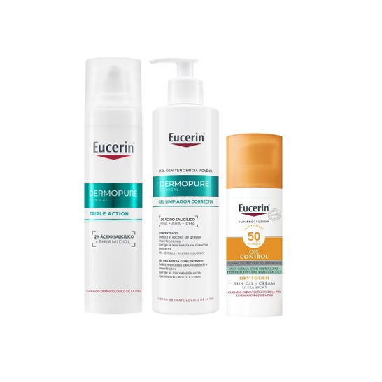 Eucerin Pack Dermopure + Sun face
