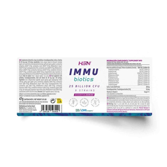 HSN Inmu Biotics Probióticos 25B UFC 120vcaps