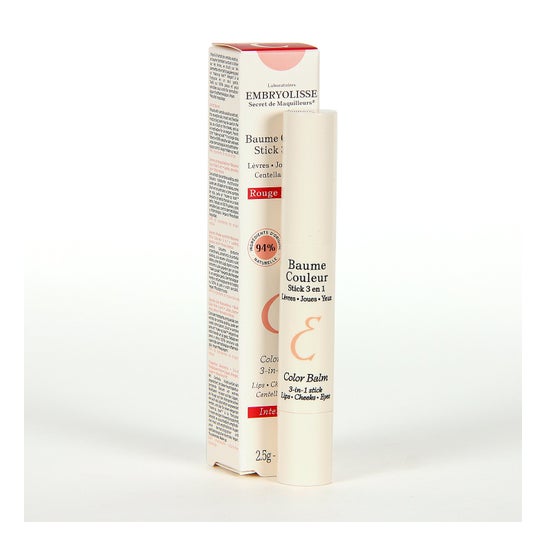 Embryolisse Bálsamo Labial Rojo Intenso 3 en 1 2.5 g