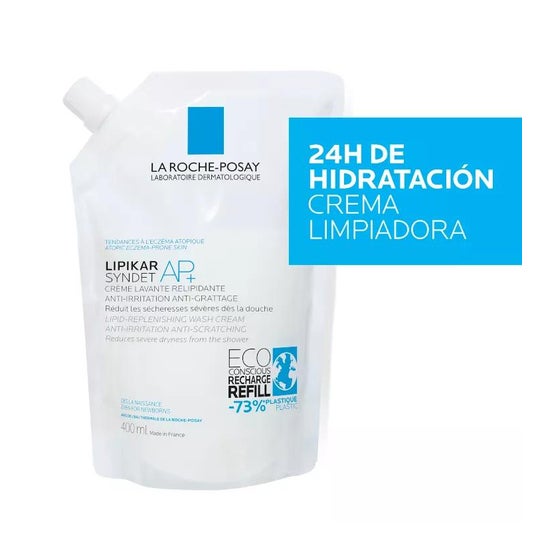 La Roche-Posay Lipikar Syndet AP+ Eco-Recarga 400ml La Roche-Posay Lipikar Syndet AP+ Eco-Recarga 400ml