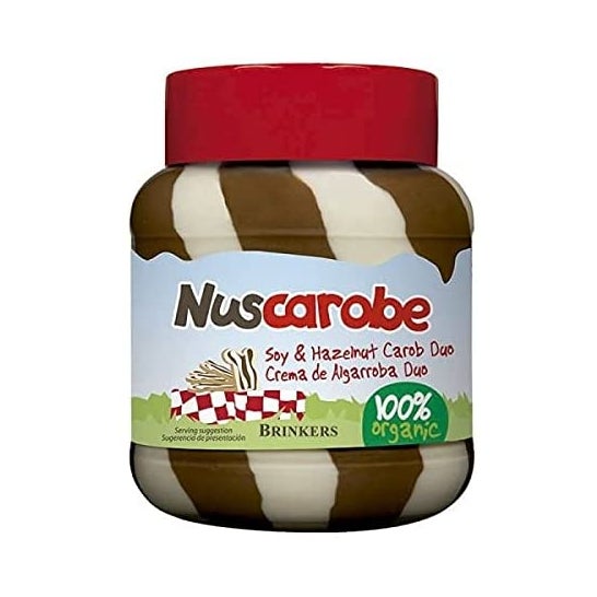Nuscarobe Carob Cream Duo 100% økologisk 400g