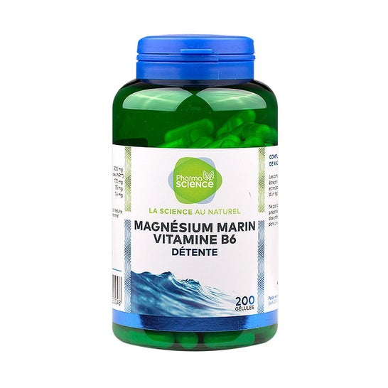 Pharmascience Marine Magnesium + Vitamin B6 200 capsules