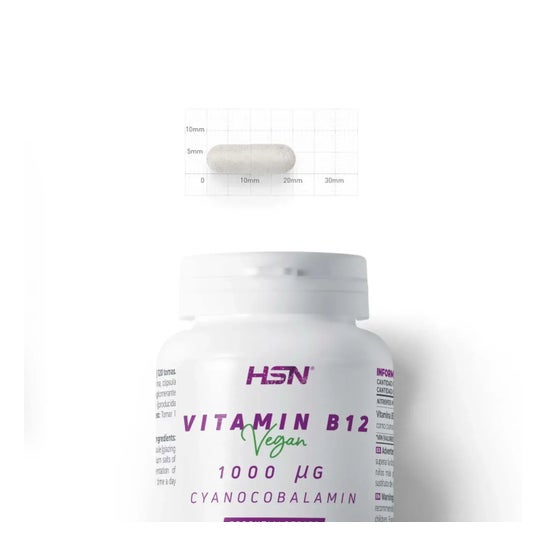 HSN Vitamina B12 Cianocobalamina 1000 mcg 120 vcaps