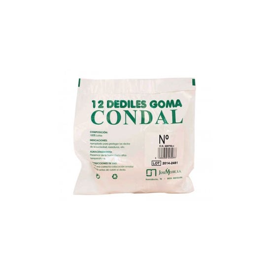 Mestre dediles goma N-6 12uds