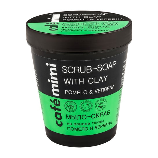 Café Mimi Exfoliating Soap with Grapefruit and Verbena Clay 220ml