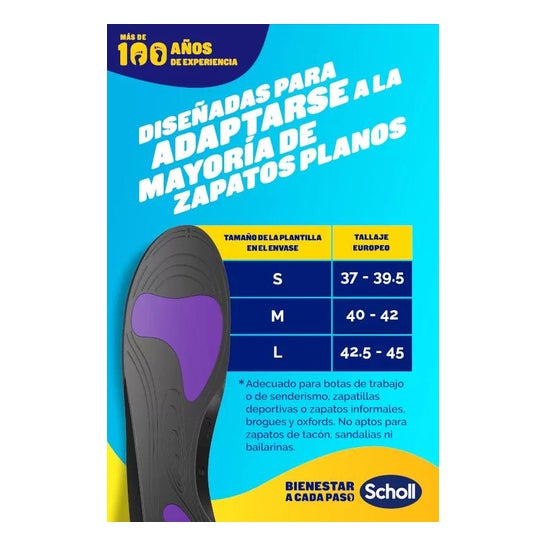 Scholl In-Balance Fascitis Plantar Talla L 1par Scholl In-Balance Fascitis Plantar Talla L 1par