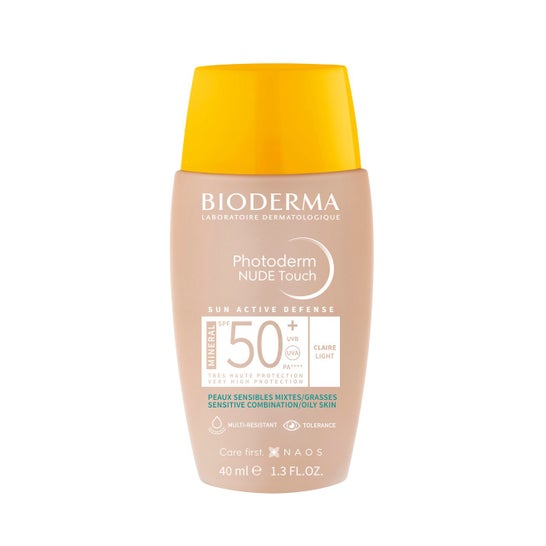 Bioderma Photoderm NUDE Touch Mineral SPF50+ Claro 40ml