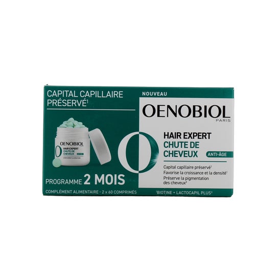Oenobiol Hair Expert Caída del Cabello Antiedad 2x60comp