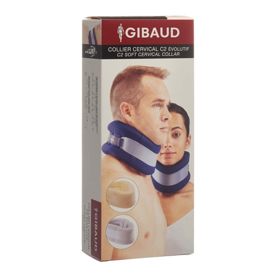 Gibaud-Halsband/Hals C2 H8,5 Blau 2