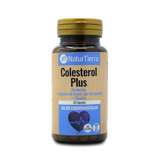 NaturTierra Colesterol Berberina + Levadura de Arroz Rojo 30caps