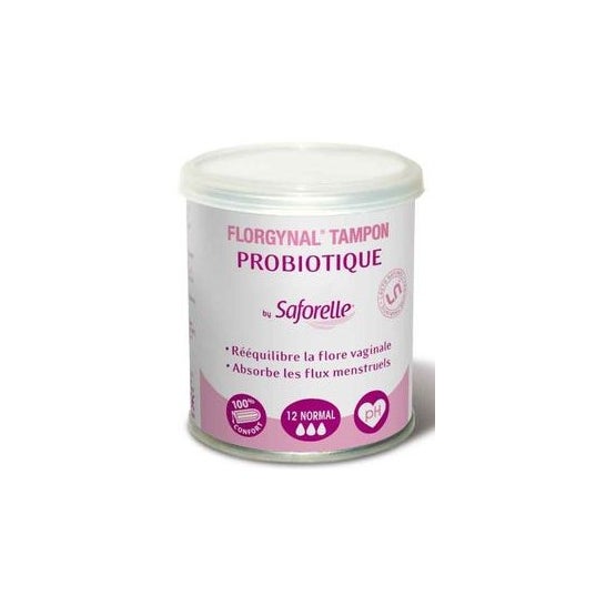 Saforelle Florgynal Tampon Probiotique Normal Par 12