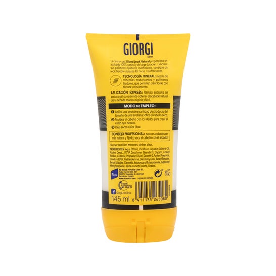 Giorgi Fijación y Textura Cera Gel Look Natural Nº4 145 ml