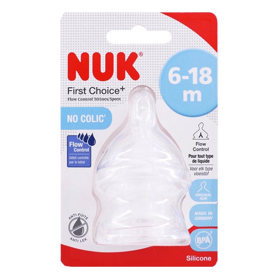 Nuk Tetinas First Choice 6-18M 1 Par