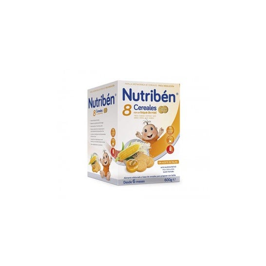 Nutriben 8 Gusto di cereali di miele e biscotti Maria Lata