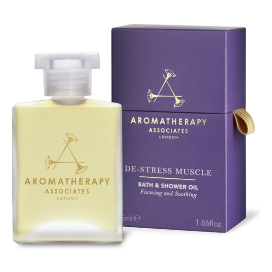 Aromatherapy De-Stress Muscle Bath and Shower Oil 55ml