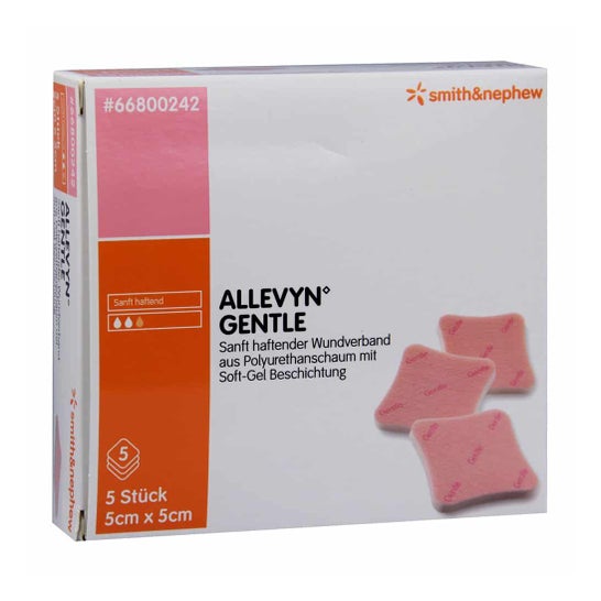 Smith&Nephew Allevyn Gentle Aposito 15x15cm 3uds