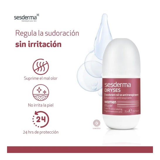 Sesderma Dryses Deodorant Woman 2x75ml Sesderma Dryses Deodorant Woman 2x75ml
