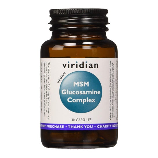Viridian Msm Complejo de Glucosamina 30 cápsulas