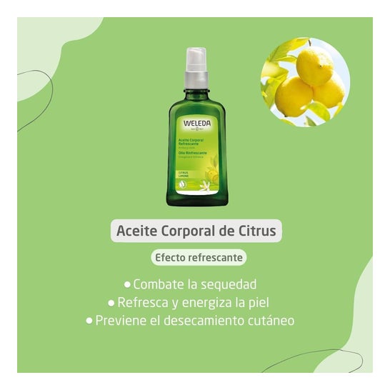 Weleda Aceite Corporal Refrescante de Citrus 100 ml