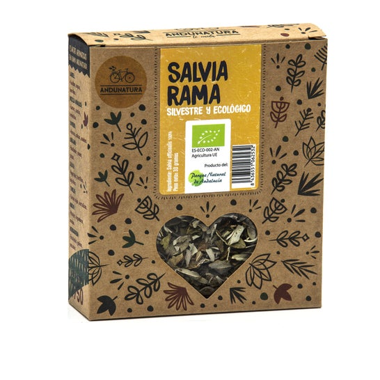 Andunatura Salvia ECO y SILVESTRE caja kraft 30 gr