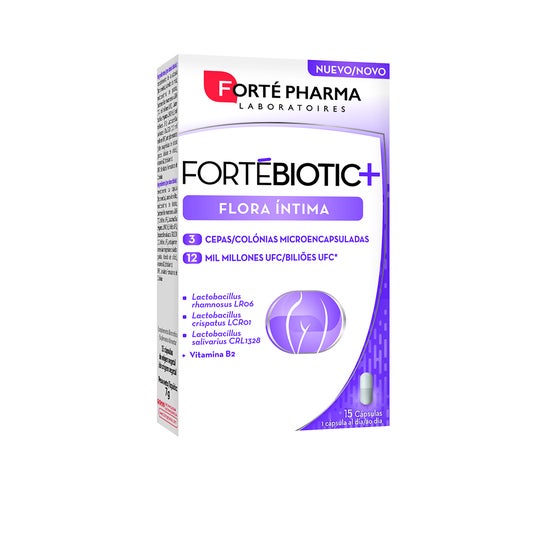 Forté Pharma Fortébiotic+ Flora Íntima 15caps