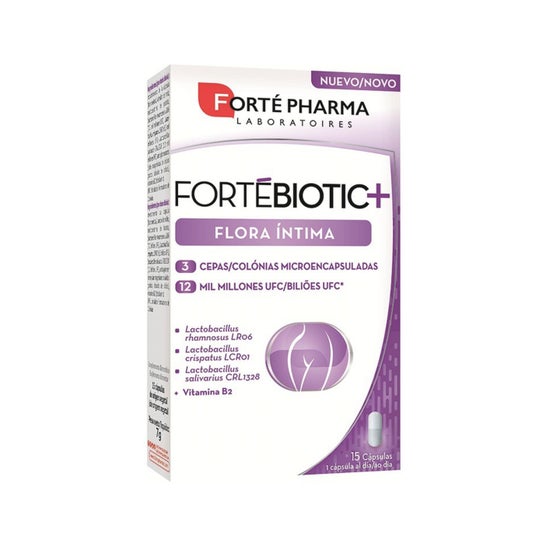 Forté Pharma Fortébiotic+ Flora Íntima 15caps