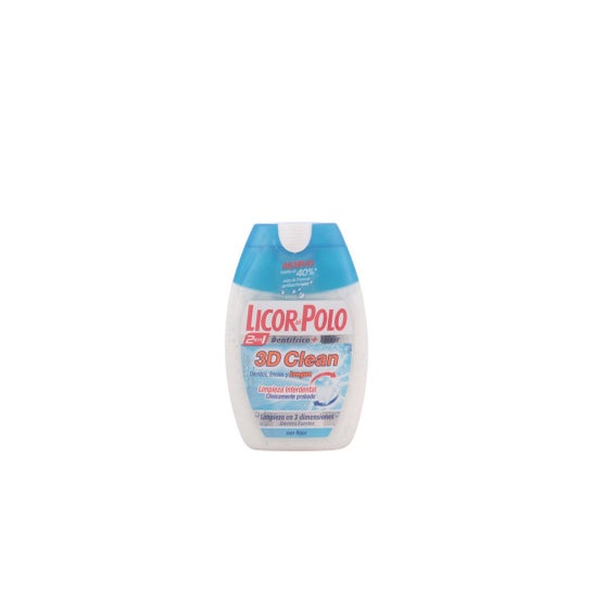 Licor del Polo 3D Clean 2En1 Dentífrico 75ml