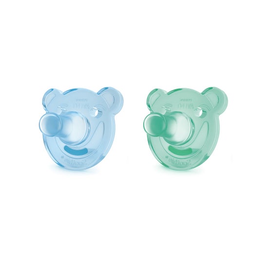 Avent Pacifier Soothie All Silicone Blauwgroen 0-3 Maanden