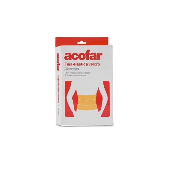 Acofar Faja Elastica Velcro 3 Bandas T1