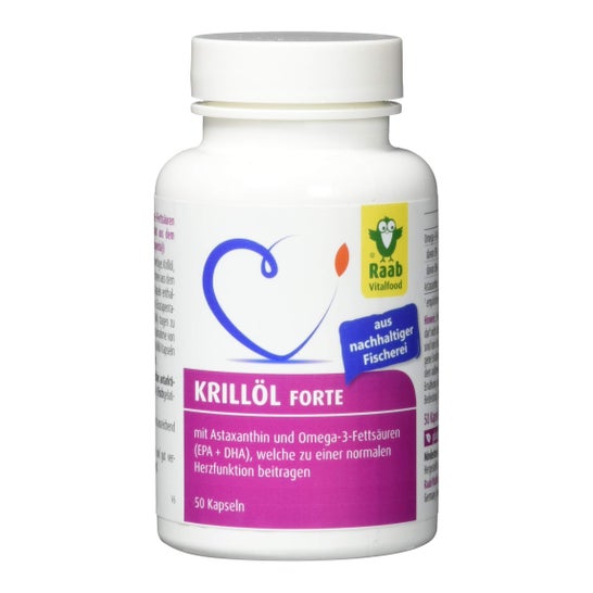 Raab Vitalfood Aceite Krill Forte 50caps