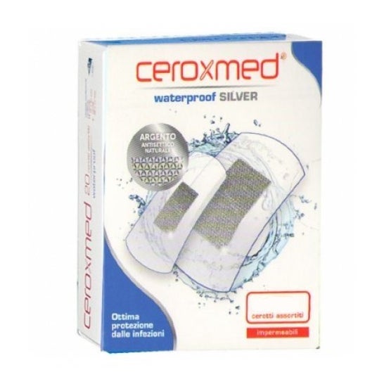 Ceroxmed Parches Waterproof Silver 40uds