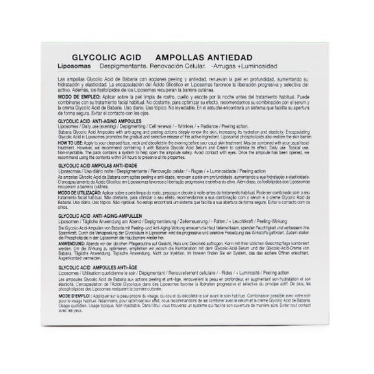 Babaria glycolic Acid 5 uds