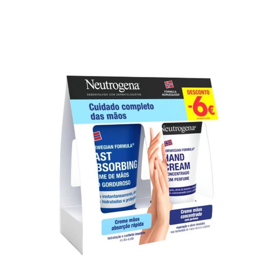 Neutrogena Set Creme Mãos Absorção Rápida 75 ml + Creme Mãos 50 ml