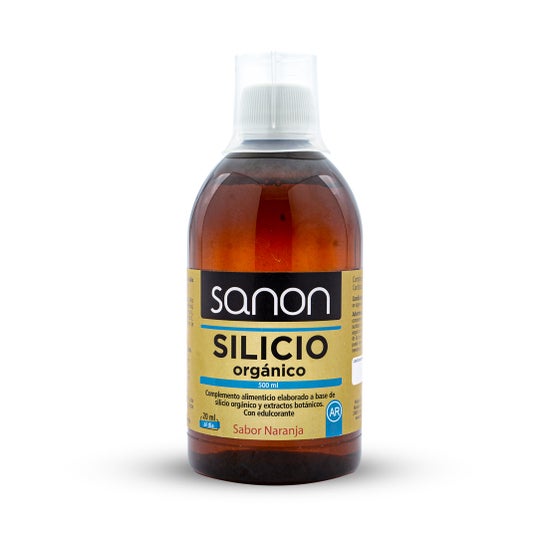 Sanon Silizium Organische Zitrone mit Zitronengeschmack 500 ml
