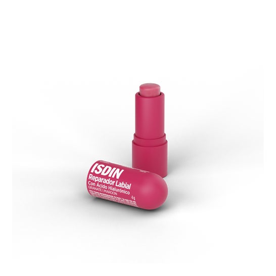 ISDIN Reparador Labial con Ácido Hialurónico Stick Granate 4g