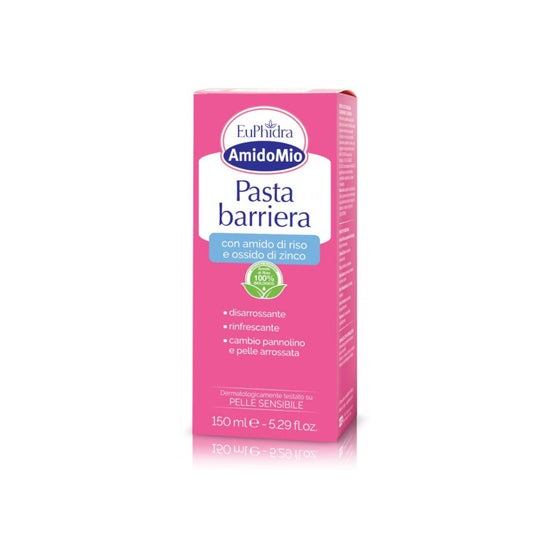 Euphidra Pack Pasta Barrera Amidomio 2x150ml + Muselina